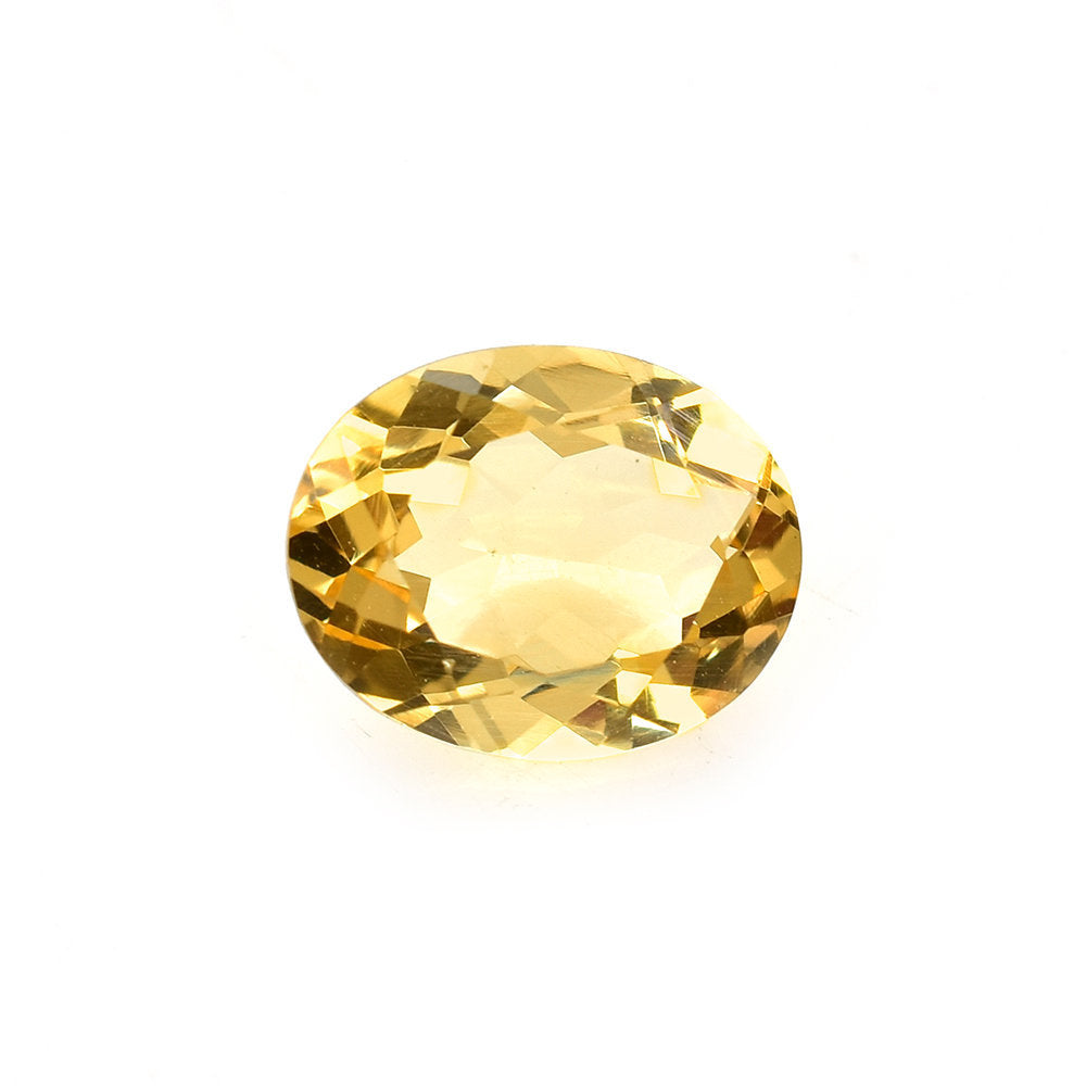 AQUAMARINE YELLOW CUT (DARK/CLEAN) OVAL 10.00X8.00 MM 2.48 Cts.