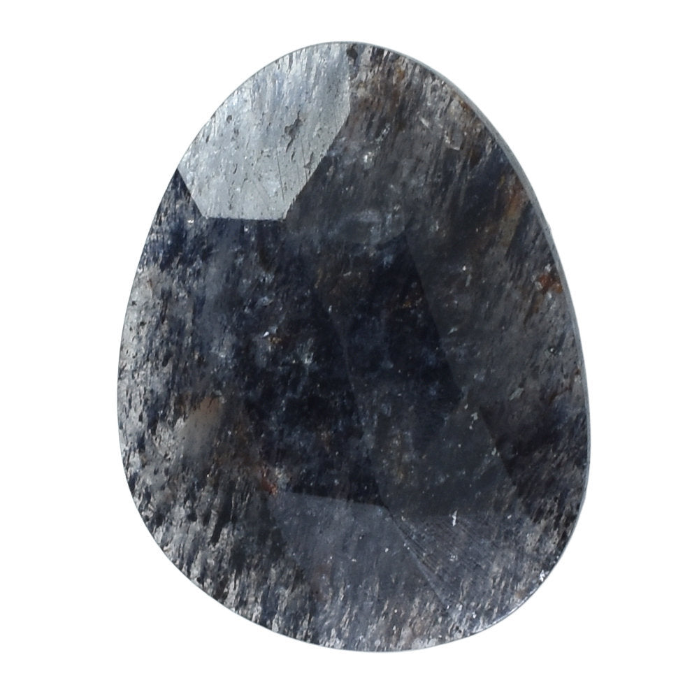 BLUE AVENTURINE ROSE CUT BRIOLETTE PEARISH 12.70X9.70MM 2.53 Cts.