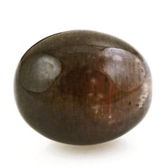 BLACK GOLDEN SUNSTONE PLAIN OLIVE (HALF DRILL) 18X15MM 27.77 Cts.