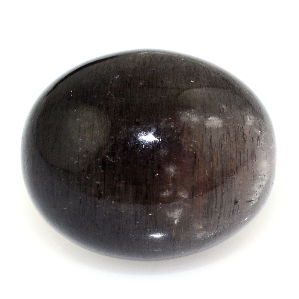 BLACK GOLDEN SUNSTONE PLAIN OLIVE (HALF DRILL) 18X15MM 27.77 Cts.