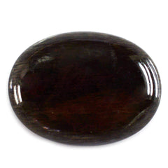 BLACK GOLDEN SUNSTONE OVAL CAB 16X12MM 5.93 Cts.