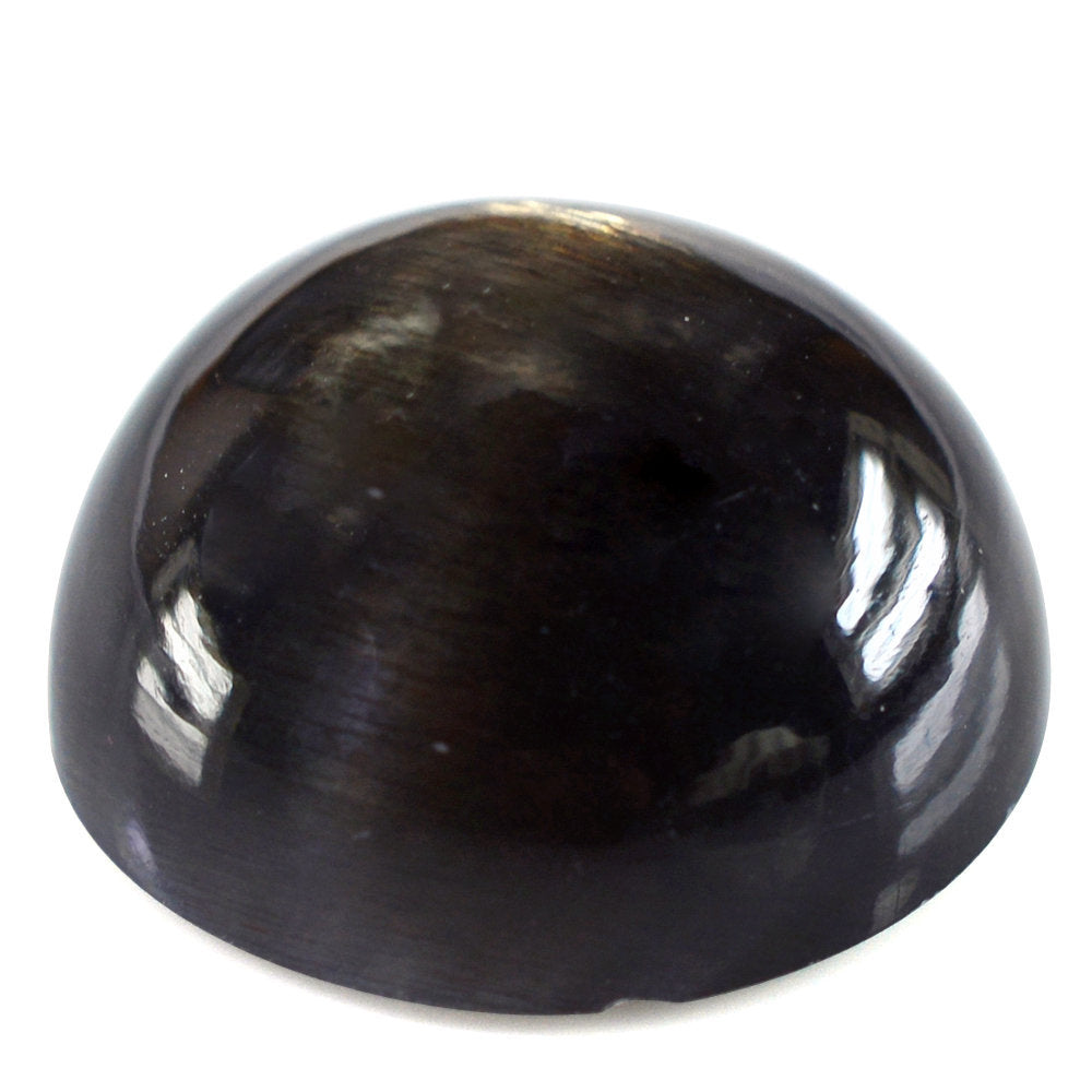BLACK GOLDEN SUNSTONE ROUND CAB 16MM 14.73 Cts.