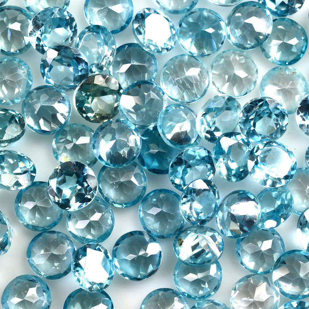 NATURAL BLUE ZIRCON CUT ROUND 4MM – Jaipur Gem