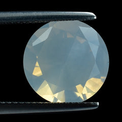 BLUE MOON QUARTZ DIAMOND CUT ROUND 12MM 5.83 Cts.