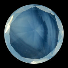 BLUE MOON QUARTZ DIAMOND CUT ROUND 10MM 3.39 Cts.