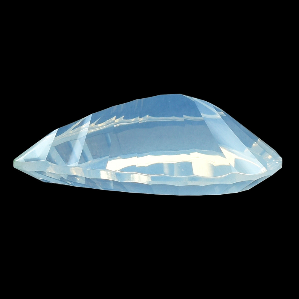 BLUE MOON QUARTZ CONCAVE CUT PEAR 25X13MM 12.98 Cts.