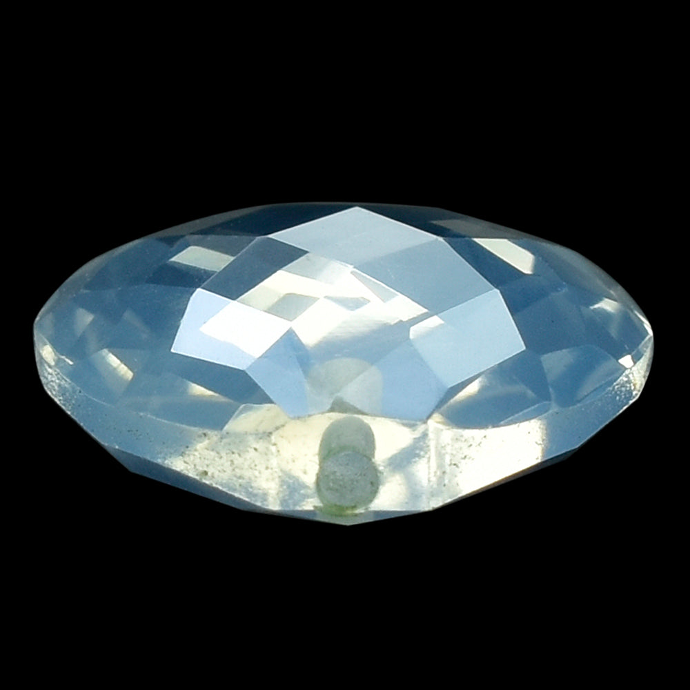 BLUE MOON QUARTZ BRIOLETTE PEAR (HALF DRILL) 20X15MM 11.70 Cts.