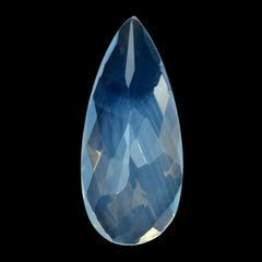 BLUE MOON QUARTZ CHECKER CUT PEAR 21X9MM 5.71 Cts.