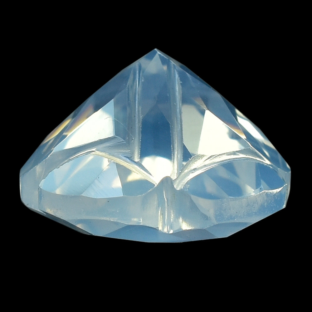 BLUE MOON QUARTZ CARVED HEART 12MM 5.92 Cts.