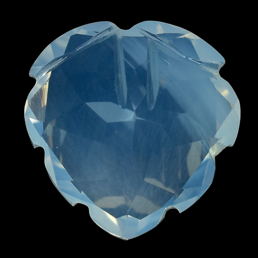BLUE MOON QUARTZ CARVED HEART 12MM 5.92 Cts.