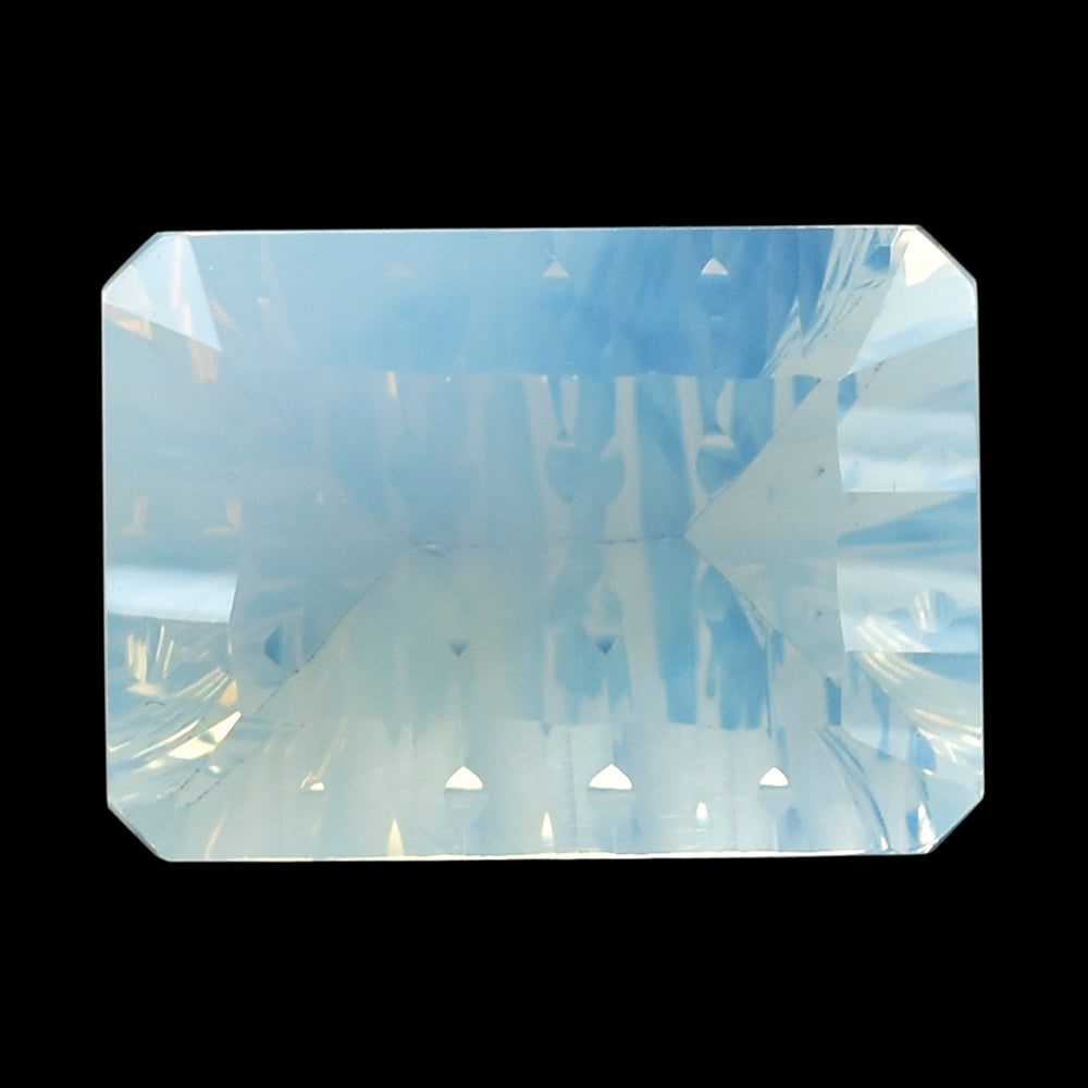 BLUE MOON QUARTZ CONCAVE SPLENDOR CUT OCTAGON 14X10MM 6.40 Cts.