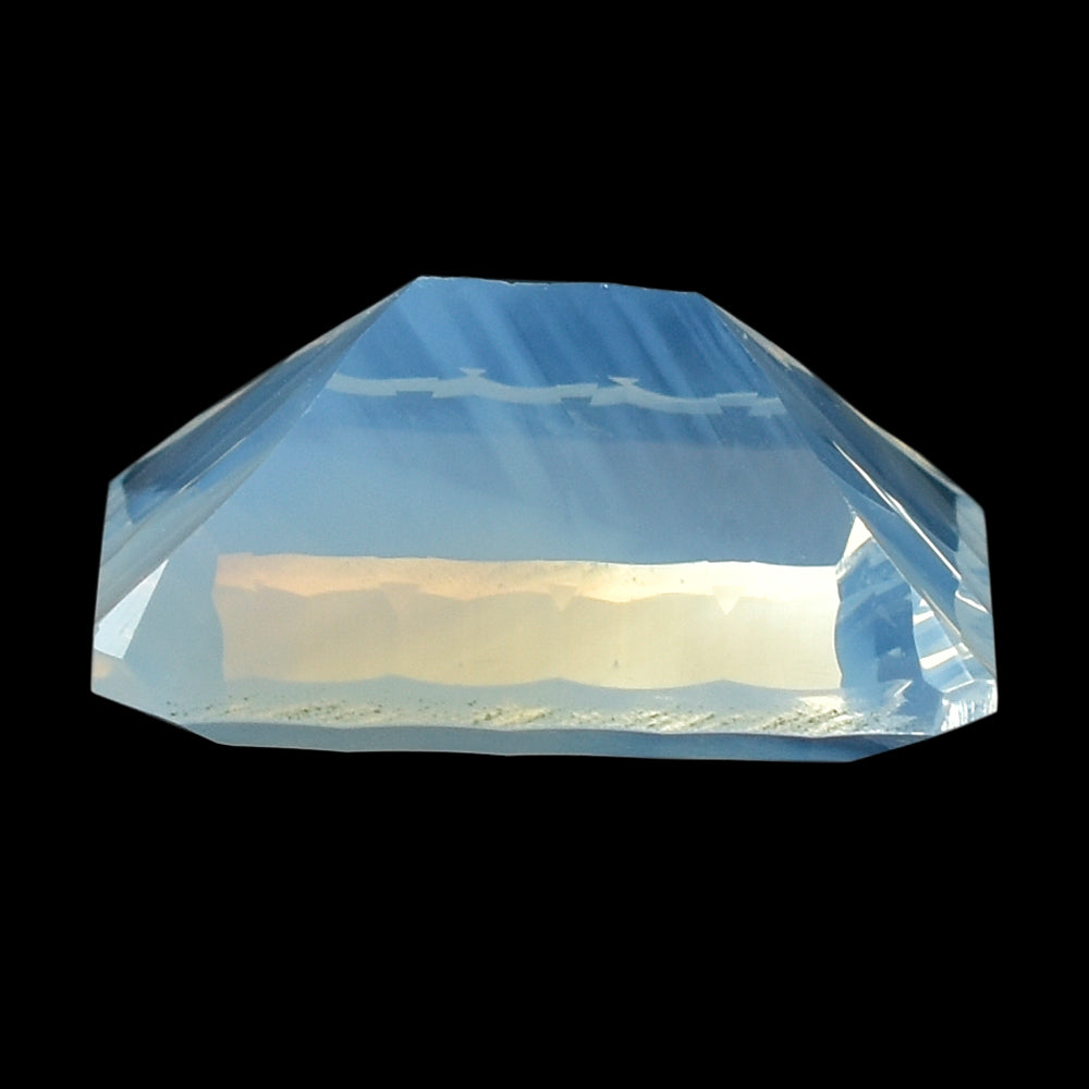 BLUE MOON QUARTZ CONCAVE SPLENDOR CUT OCTAGON 14X10MM 6.40 Cts.