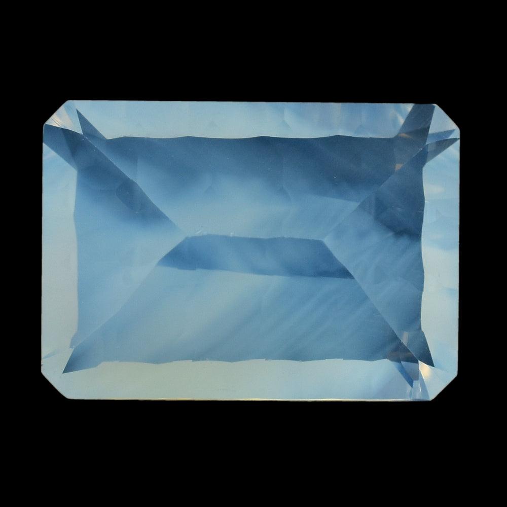 BLUE MOON QUARTZ CONCAVE SPLENDOR CUT OCTAGON 14X10MM 6.40 Cts.