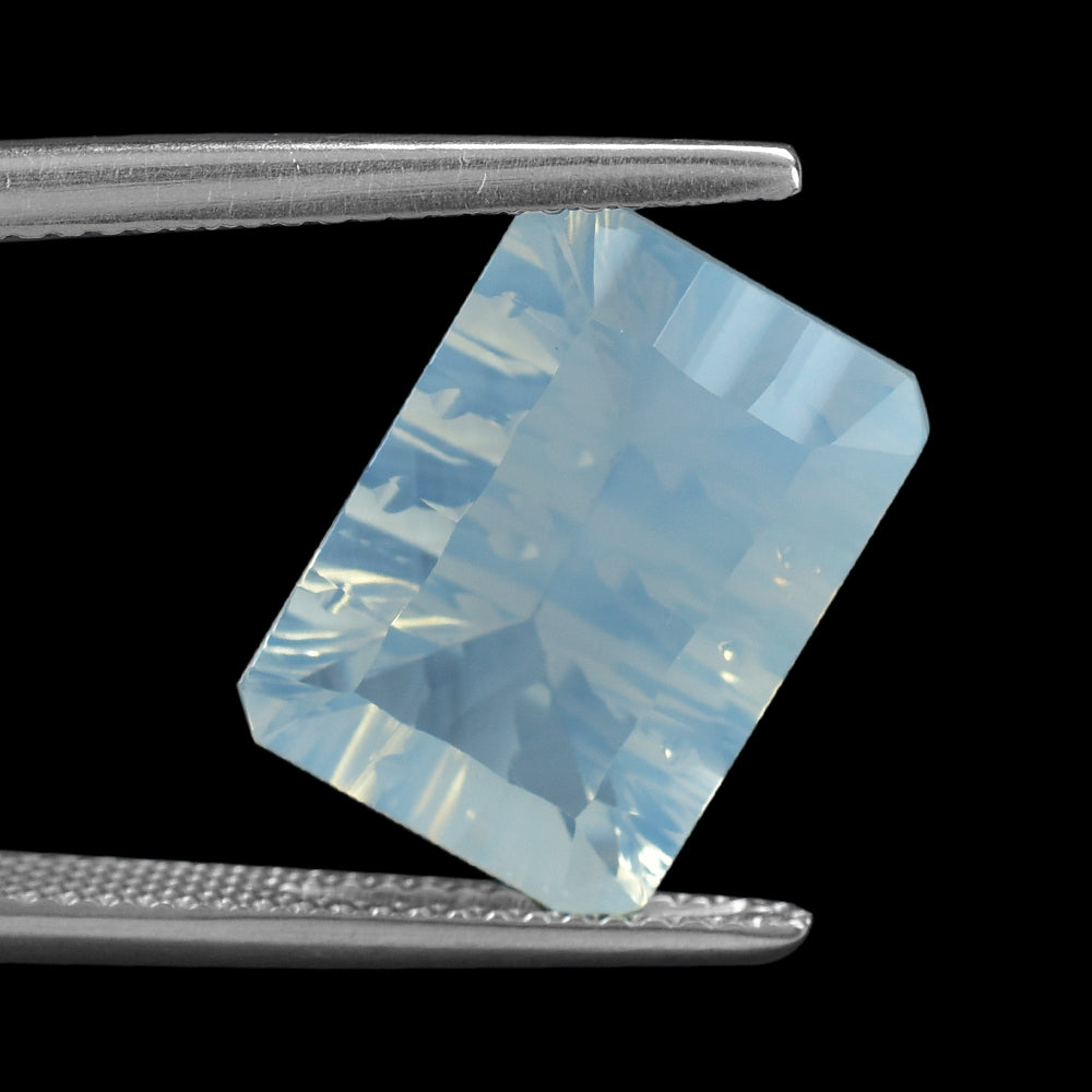 BLUE MOON QUARTZ CONCAVE SPLENDOR CUT OCTAGON 14X10MM 6.40 Cts.