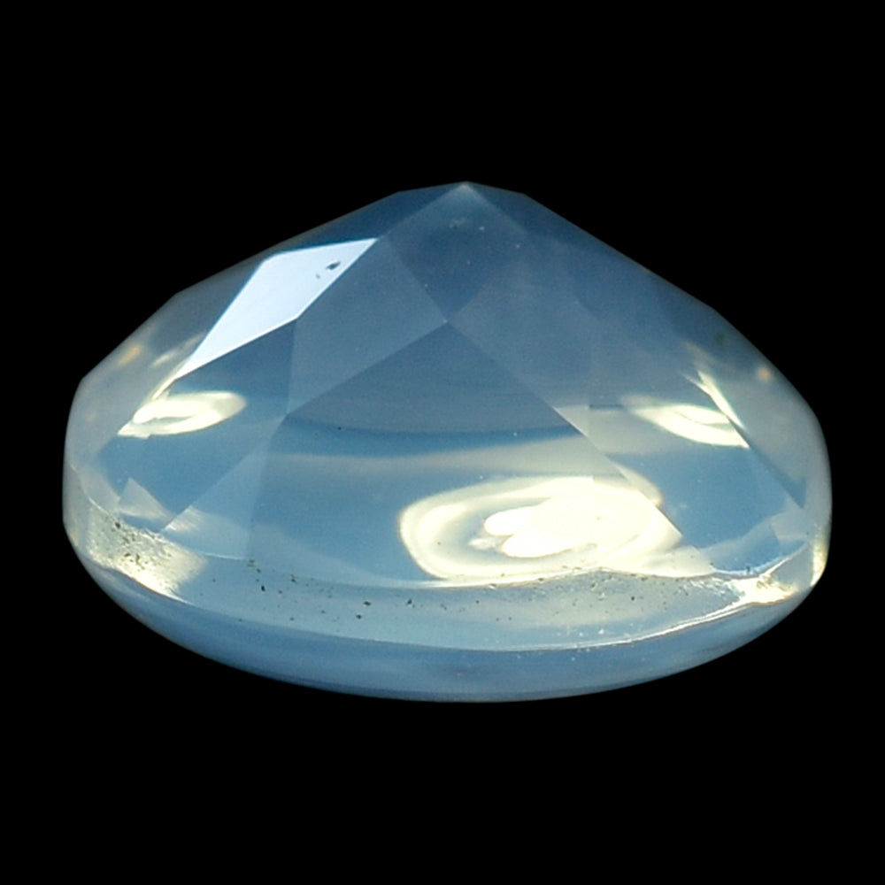 BLUE MOON QUARTZ BUFFTOP CUSHION 8MM 2.1 Cts.