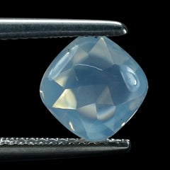 BLUE MOON QUARTZ BUFFTOP CUSHION 8MM 2.1 Cts.