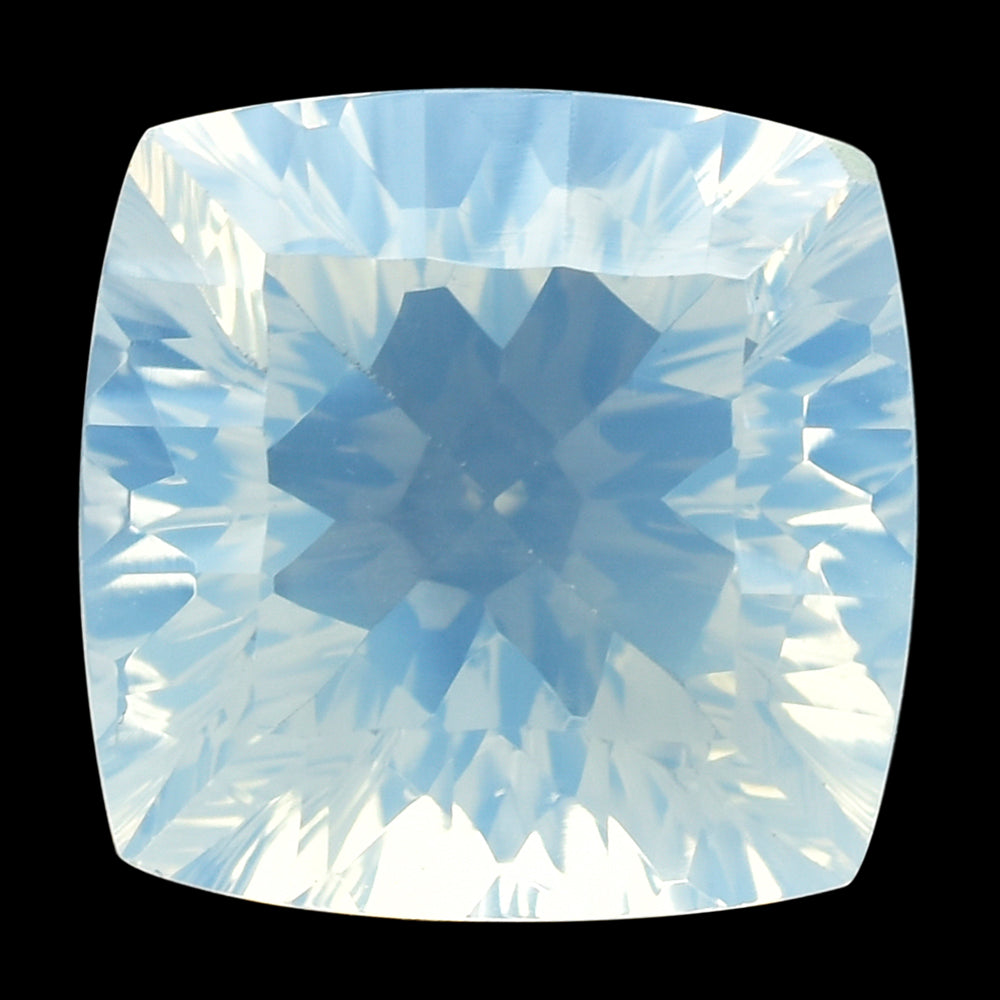 BLUE MOON QUARTZ CONCAVE CUT CUSHION 14MM 10.30 Cts.