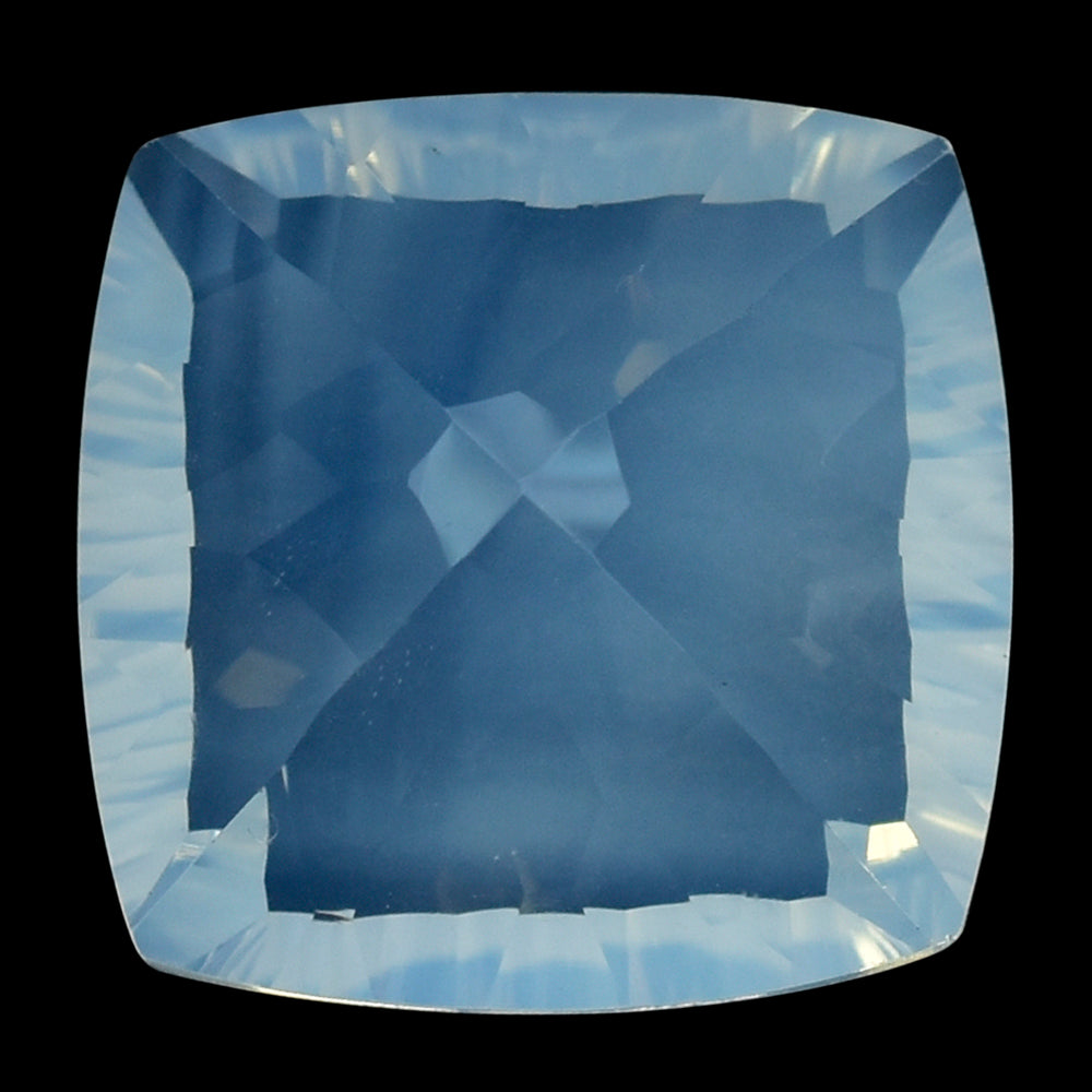 BLUE MOON QUARTZ CONCAVE CUT CUSHION 14MM 10.30 Cts.