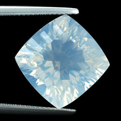 BLUE MOON QUARTZ CONCAVE CUT CUSHION 14MM 10.30 Cts.