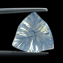 BLUE MOON QUARTZ LEAF CONCAVE TRILLION 14MM 7.00 Cts.