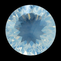 BLUE MOON QUARTZ CONCAVE CUT ROUND 12MM 6.08 Cts.