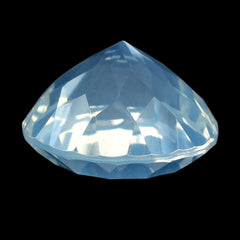 BLUE MOON QUARTZ CONCAVE CUT ROUND 12MM 6.08 Cts.