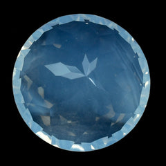 BLUE MOON QUARTZ CONCAVE CUT ROUND 12MM 6.08 Cts.
