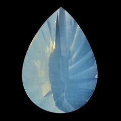 BLUE MOON QUARTZ CONCAVE BRIOLETTE PEAR 18X13MM 8.00 Cts.