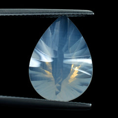 BLUE MOON QUARTZ CONCAVE BRIOLETTE PEAR 18X13MM 8.00 Cts.