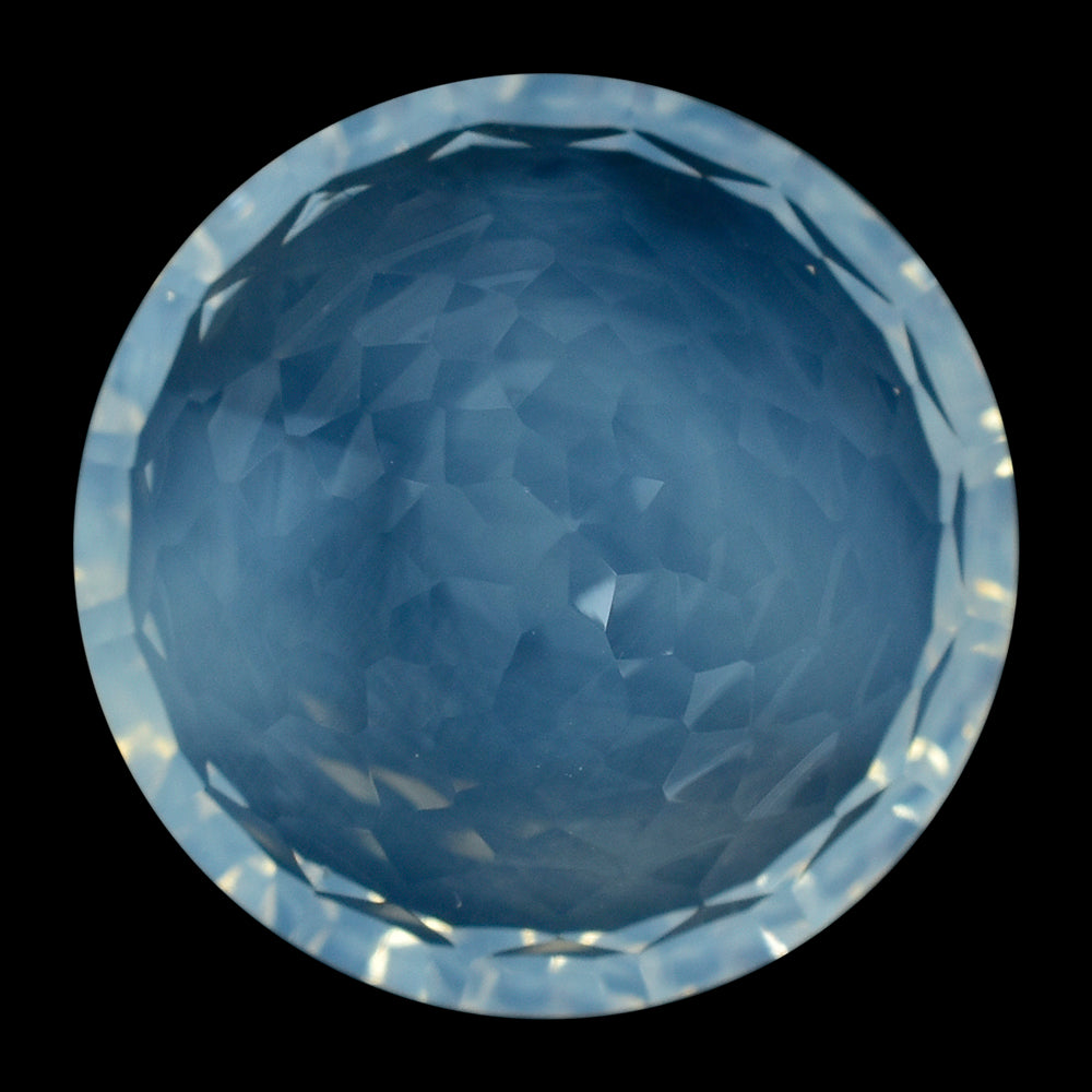 BLUE MOON QUARTZ NIRVANA CUT ROUND 15MM 11.25 Cts.