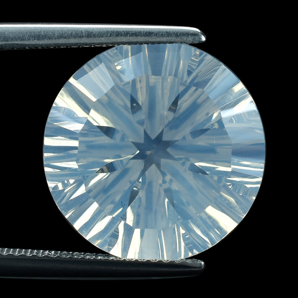 BLUE MOON QUARTZ CONCAVE SPLENDOR CUT ROUND 16MM 12.70 Cts.