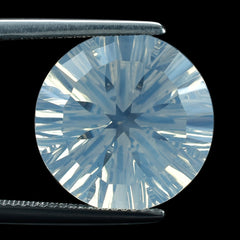 BLUE MOON QUARTZ CONCAVE SPLENDOR CUT ROUND 16MM 12.70 Cts.