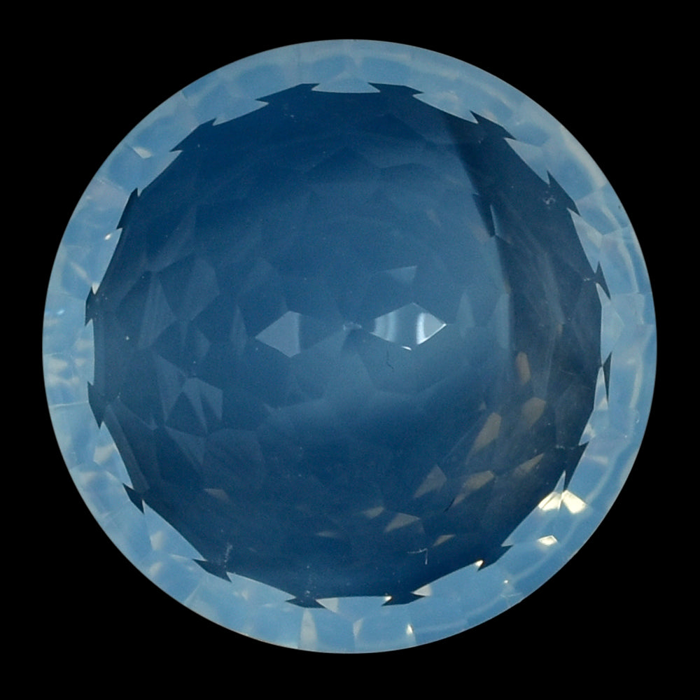 BLUE MOON QUARTZ NIRVANA CUT ROUND 14MM 8.85 Cts.