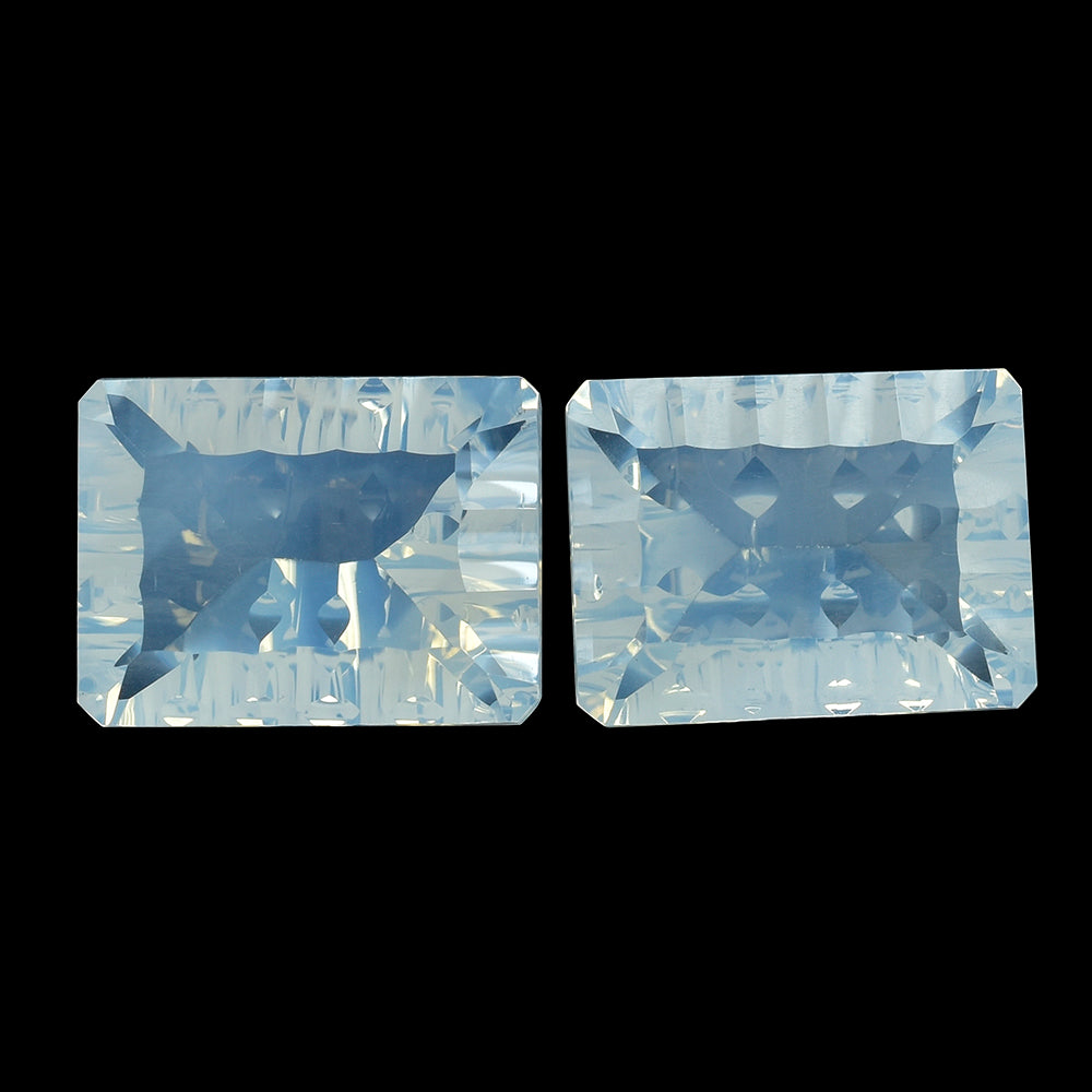 BLUE MOON QUARTZ CONCAVE SPLENDOR CUT OCTAGON 16X12MM 10.00 Cts.