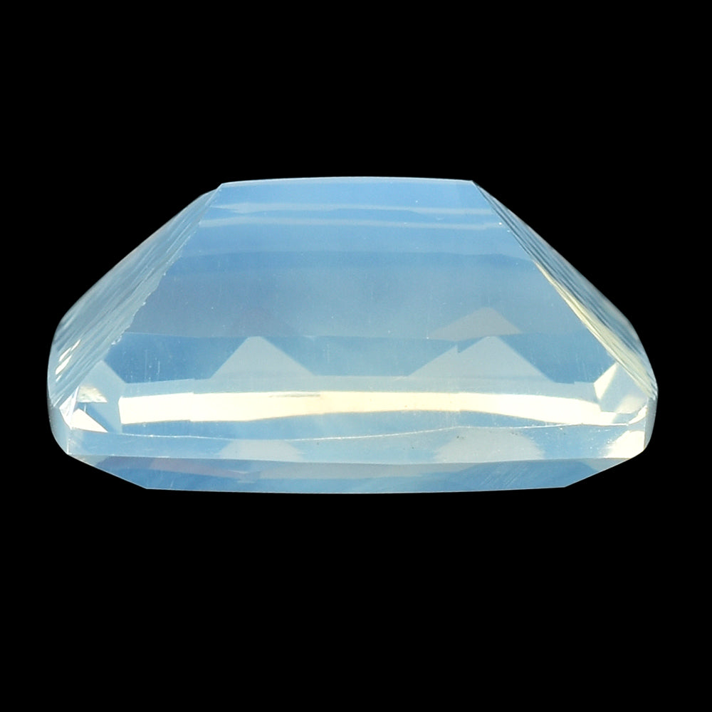 BLUE MOON QUARTZ CUSHION STEP CUT WITH CALVED SIDES (1ST) 16X12MM 10.26 Cts.