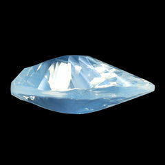 BLUE MOON QUARTZ CONCAVE BRIOLETTE PEAR 18X13MM 7.96 Cts.