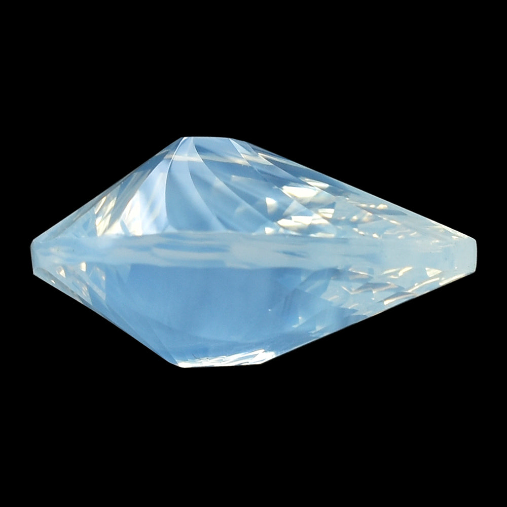 BLUE MOON QUARTZ CONCAVE BRIOLETTE PEAR (1ST) 20X15MM 13.26 Cts.