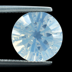BLUE MOON QUARTZ CONCAVE SPLENDOR CUT ROUND (1ST) 12MM 5.51 Cts.