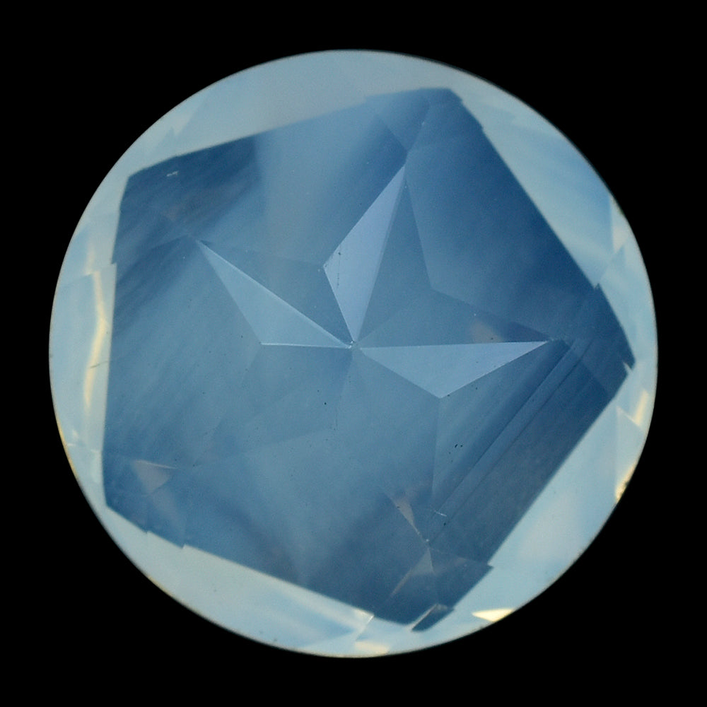 BLUE MOON QUARTZ PENTAGON ROUND WITH STAR CUT BACK (1ST) 15MM 11.86 Cts.