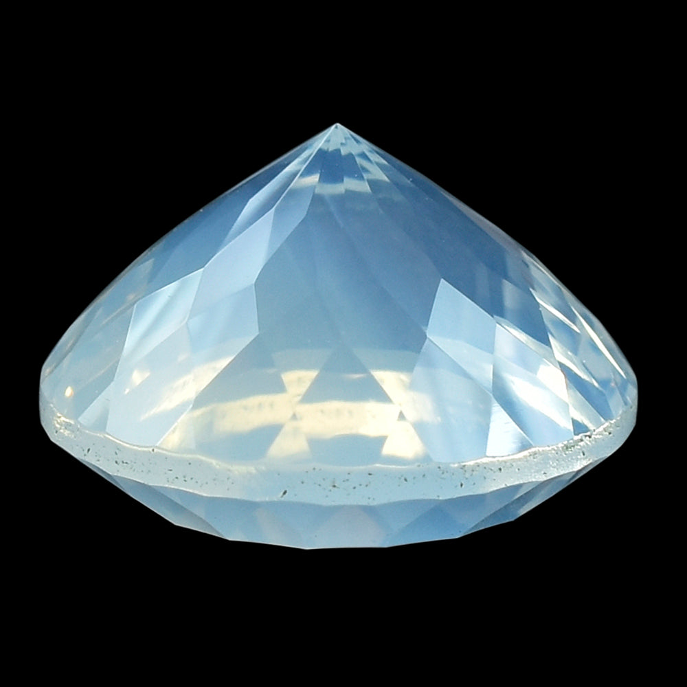 BLUE MOON QUARTZ CONCAVE CUT ROUND (1ST) 12MM 5.83 Cts.
