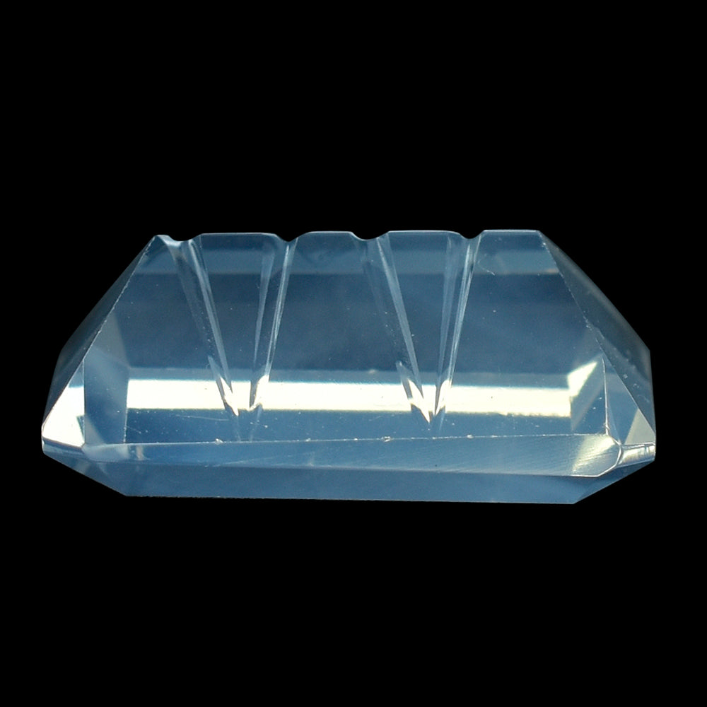 BLUE MOON QUARTZ CONCAVE LIGHTENING CUT OCTAGON (1ST) 14X9MM 5.45 Cts.