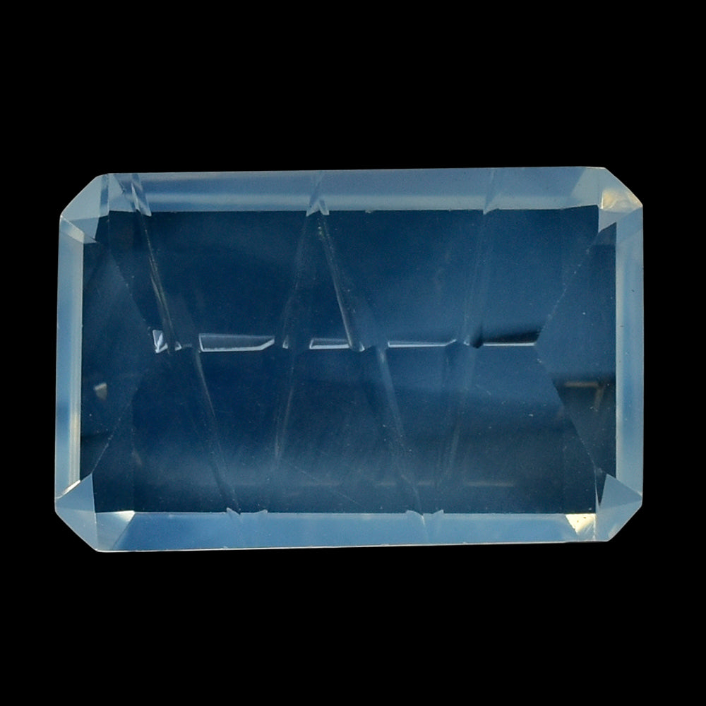 BLUE MOON QUARTZ CONCAVE LIGHTENING CUT OCTAGON (1ST) 14X9MM 5.45 Cts.