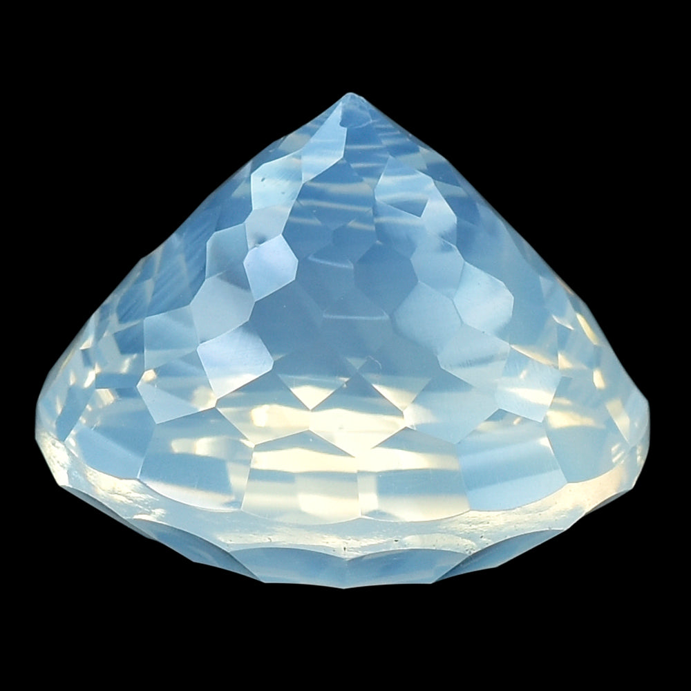 BLUE MOON QUARTZ NIRVANA CUT ROUND 15MM 12.41 Cts.