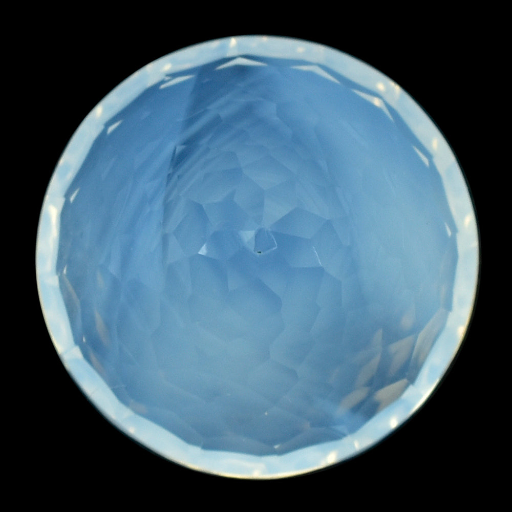 BLUE MOON QUARTZ NIRVANA CUT ROUND 15MM 12.41 Cts.