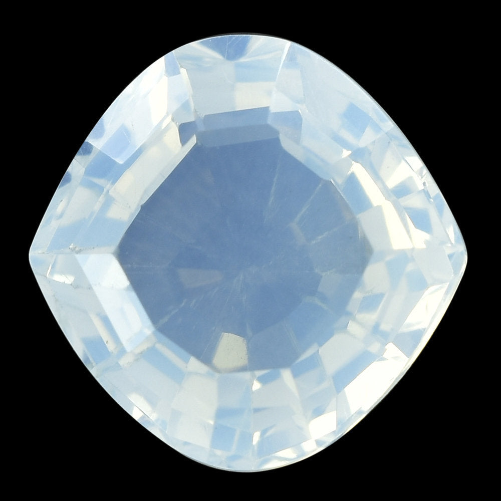 BLUE MOON QUARTZ STEP CUT ONION (1ST)14MM 8.85 Cts.