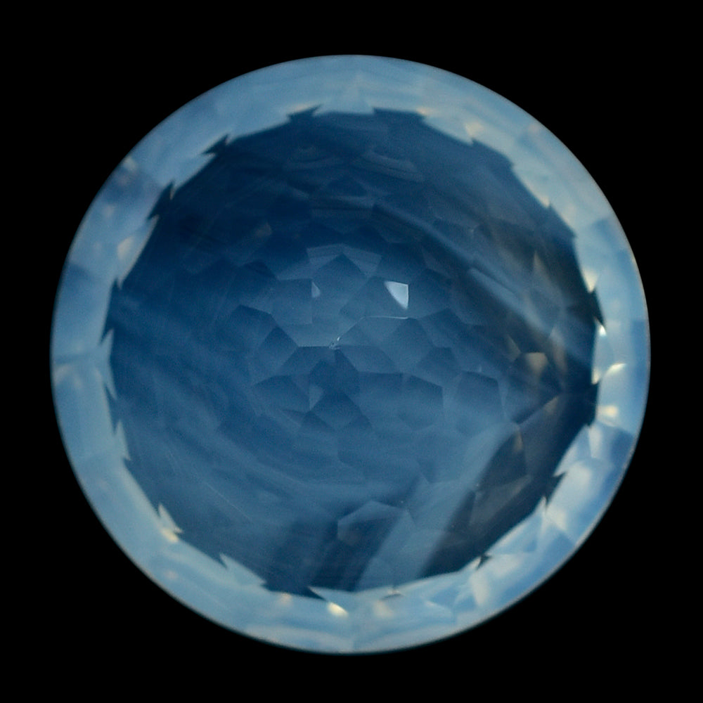 BLUE MOON QUARTZ NIRVANA CUT ROUND (1ST) 14MM 8.83 Cts.