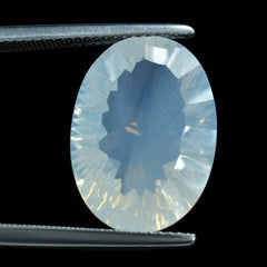 BLUE MOON QUARTZ CONCAVE OVAL (1ST) 18X13MM 11.33 Cts.