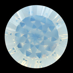 BLUE MOON QUARTZ CONCAVE SPLENGOR CUT ROUND (1ST) 22MM 32.37 Cts.