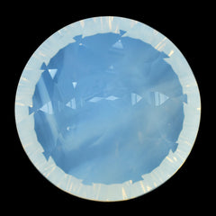 BLUE MOON QUARTZ CONCAVE SPLENGOR CUT ROUND (1ST) 22MM 32.37 Cts.