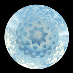 BLUE MOON QUARTZ NIRVANA CUT ROUND (DES#81)  14MM 8.47 Cts.
